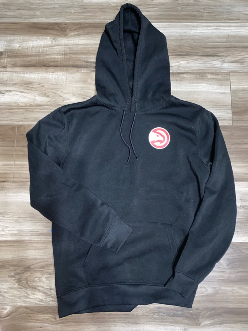 NBA Black Hoodie with Red Atlanta Hawks Logo